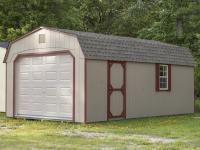 12x24 One-Car Garage with Gambrel Barn Roof