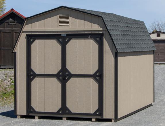 10x14 Highwall Barn Storage Shed with XL Doors From Pine Creek Structures
