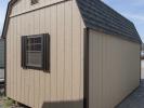 10x14 Highwall Barn Storage Shed with XL Doors and Window in back From Pine Creek Structures